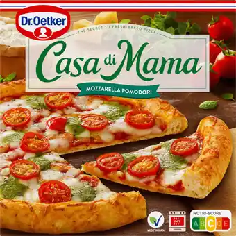 Albert Heijn Dr. oetker casa di mama pizza mozzarella pomodori aanbieding