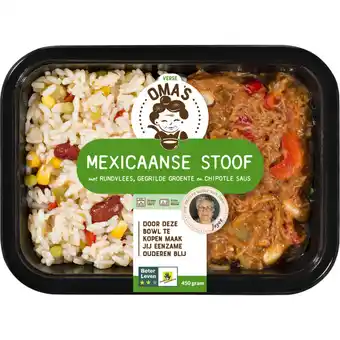 Albert Heijn Oma's soep mexicaanse stoof aanbieding