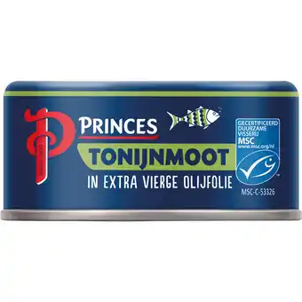 Albert Heijn Princes tonijnmoot in olijfolie aanbieding