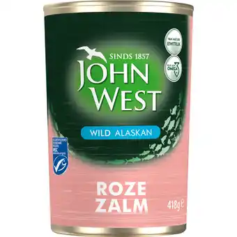 Albert Heijn John west wilde roze zalm aanbieding