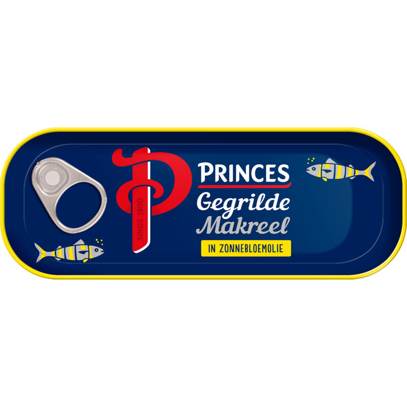 Albert Heijn Princes gegrilde makreel in zonnebloemolie aanbieding