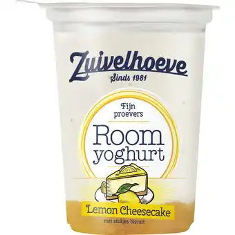 Albert Heijn Zuivelhoeve roomyoghurt lemon cheesecake aanbieding
