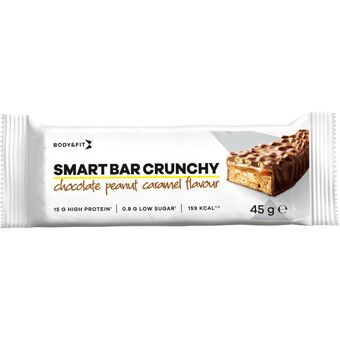 Albert Heijn Body & fit smart bar crunchy chocolate peanut aanbieding