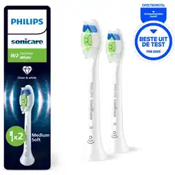 Albert Heijn Philips sonicare opzetborstels white optimal aanbieding