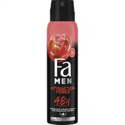 Albert Heijn Fa men attraction force deodorant spray aanbieding
