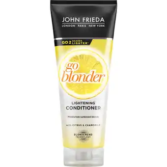 Albert Heijn John frieda sheer blonde go blonder conditioner aanbieding