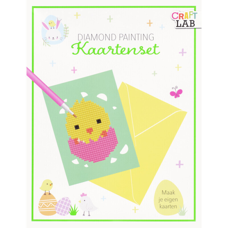 Craft lab diamond painting kaarten pasen aanbieding bij Albert Heijn