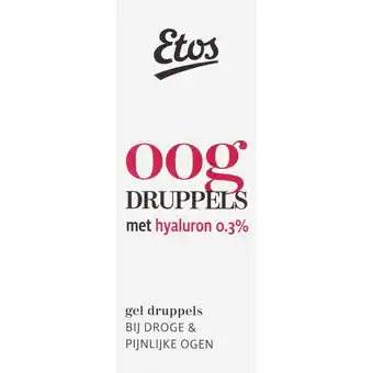 Albert Heijn Etos ooggel druppels hyaluron aanbieding