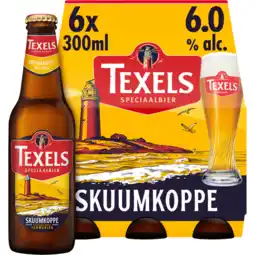 Jumbo Texels skuumkoppe bier fles 6 x 300ml aanbieding