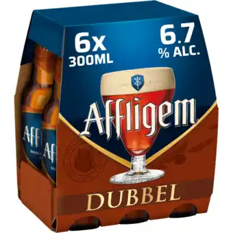 Jumbo Affligem dubbel bier fles 6 x 300ml aanbieding