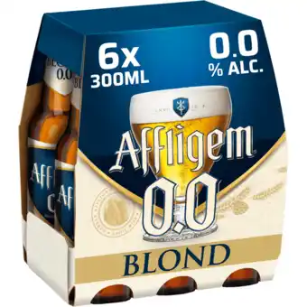 Jumbo Affligem blond 0.0 bier fles 6 x 30cl aanbieding