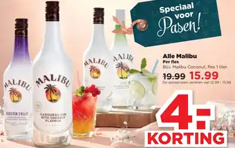 PLUS Malibu assortiment aanbieding