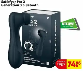 Kruidvat Satisfyer Pro 2 Generation 3 Bluetooth aanbieding