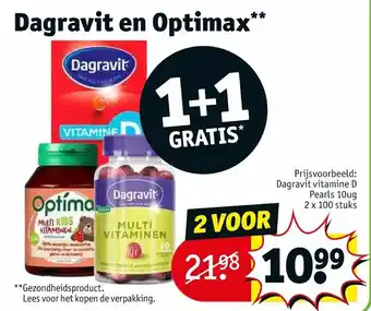 Kruidvat Dragravit en Optimax aanbieding