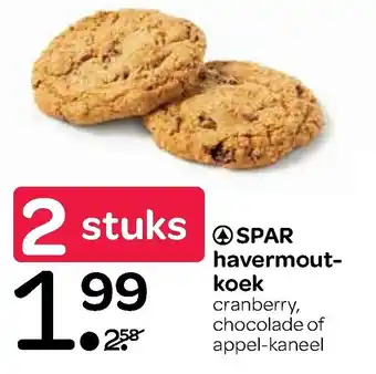 Spar Havermout-koek aanbieding