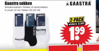 Dirk Gaastra sokken maten 35 t/m 46 2-pack aanbieding