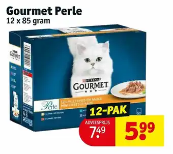 Kruidvat Gourmet Perle 12 x 85gram aanbieding