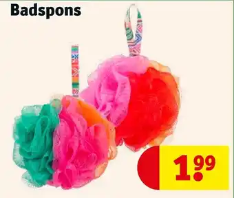 Kruidvat Badspons aanbieding
