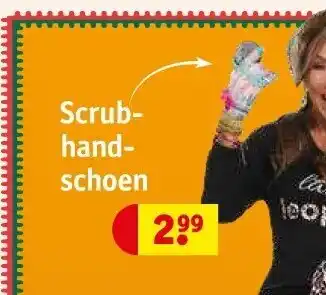 Kruidvat Scrubhandschoen aanbieding