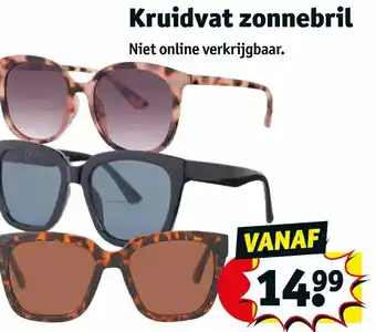 Kruidvat Kruidvat Zonnebril aanbieding