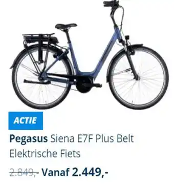 Mantel Pegasus Siena E7F Plus Belt E-bike aanbieding