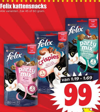 Dirk Felix kattensnacks aanbieding