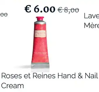 L´Occitane Roses et Reines Hand & Nail Cream aanbieding