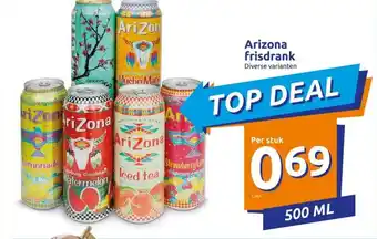 Action Arizona Frisdrank 500ml aanbieding