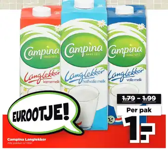 PLUS Campina langlekker aanbieding