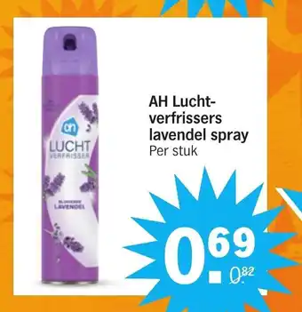 Albert Heijn Lucht verfrissers lavendel spray aanbieding