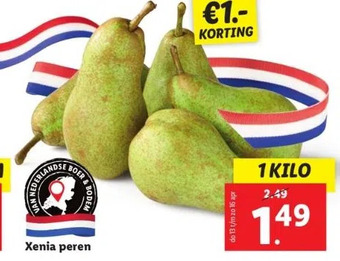 Lidl Xenia peren aanbieding