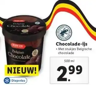 Lidl Chocolade-ijs aanbieding