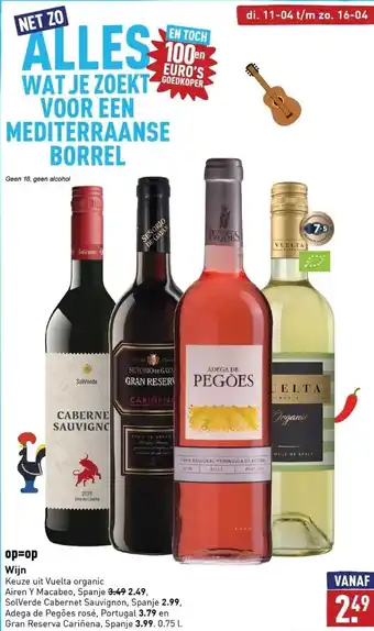 ALDI Op=op wijn aanbieding