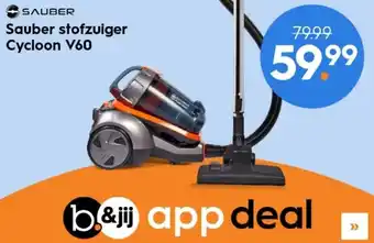 Blokker Sauber stofzuiger cycloon v60 aanbieding