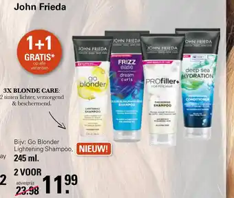 De Online Drogist John frieda aanbieding