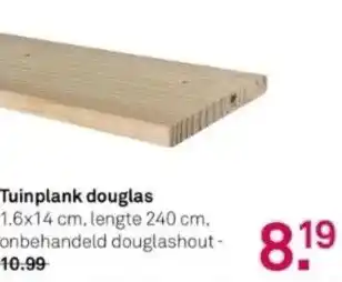 Karwei Tuinplank douglas aanbieding