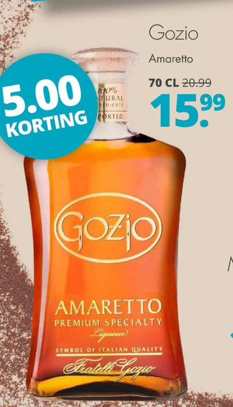 Mitra Gozio amaretto aanbieding
