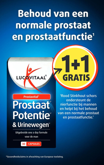 Lucovitaal Prostaat potentie & urinewegen aanbieding