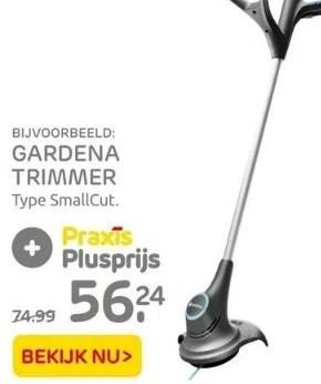 Praxis Gardena trimmer aanbieding