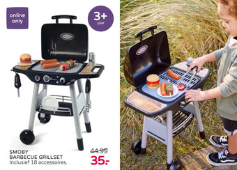 Prenatal Smoby barbecue grillset aanbieding