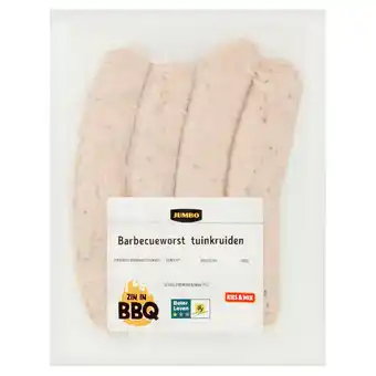 Jumbo Jumbo barbecueworst tuinkruiden 360g aanbieding