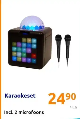Action Karaokeset incl. 2 microfoons aanbieding