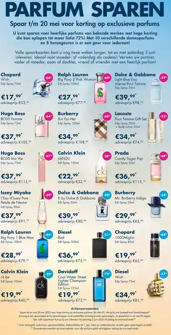 Boon`s Markt Parfum sparen aanbieding