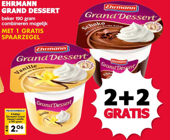 MCD Supermarkt Ehrmann grand dessert aanbieding