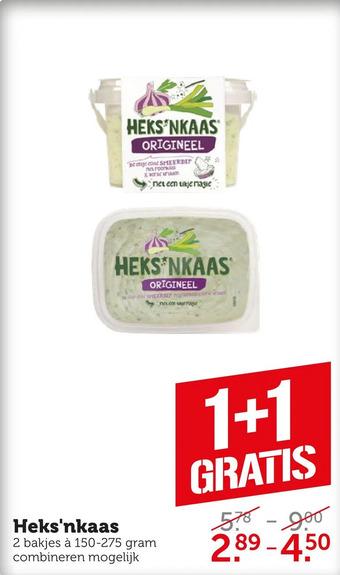 Coop Heks'nkaas aanbieding
