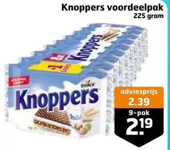 Trekpleister Knoppers voordeelpak aanbieding