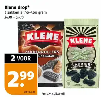 Poiesz Klene drop* aanbieding