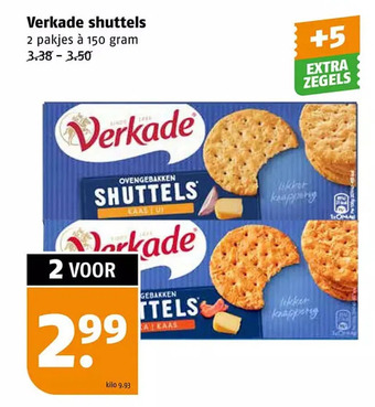 Poiesz Verkade shuttels aanbieding