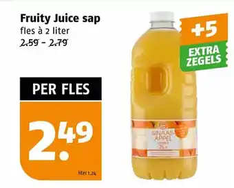 Poiesz Fruity juice sap aanbieding