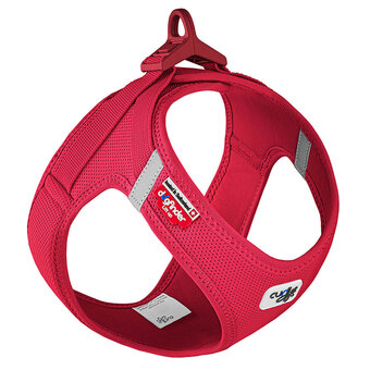 Zooplus Curli vest tuig clasp air-mesh xs rood hond aanbieding